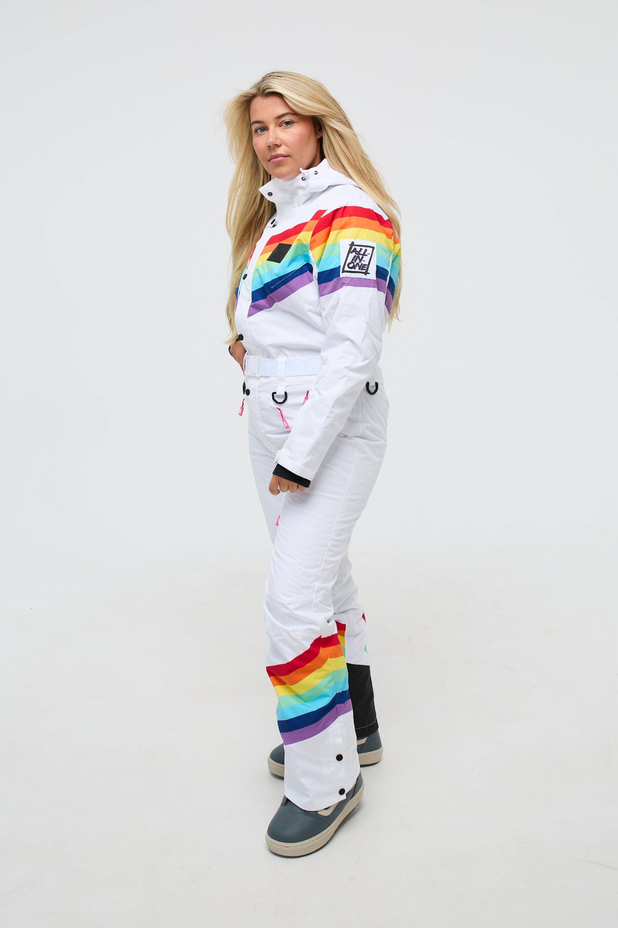 Rainbow Road Curved Women's Ski Suit