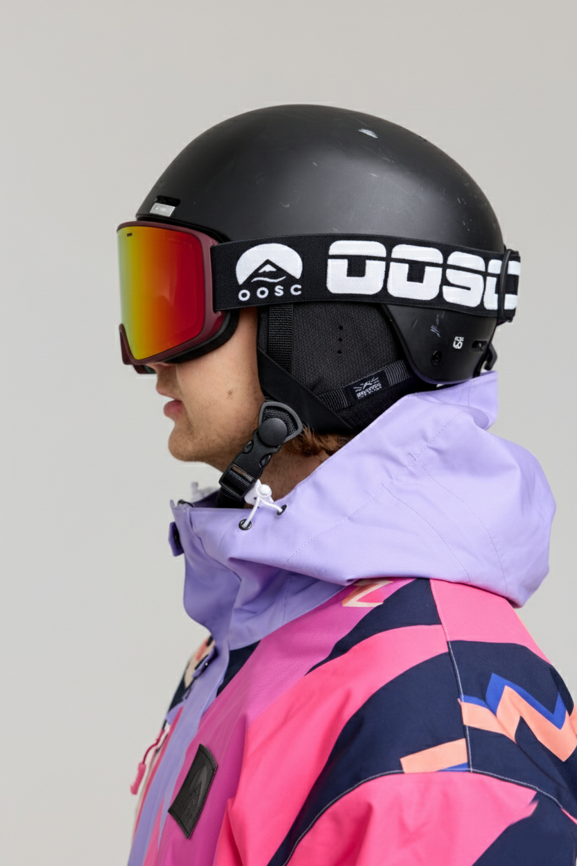 OOSC Vizion Ski & Snowboard Goggles - Black and White