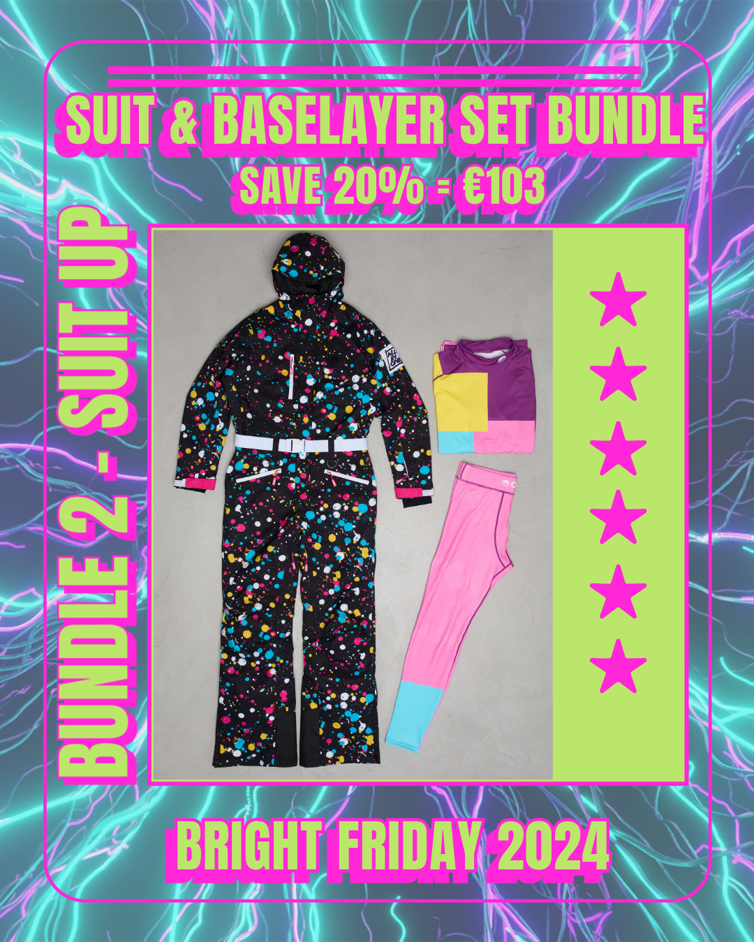 Women's Ski Suit & Baselayer Bundle - 20% OFF !