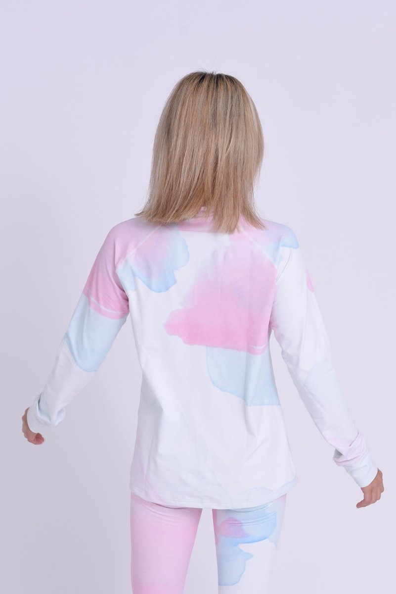 Watercolour Womens Baselayer Top - OOSC Clothing