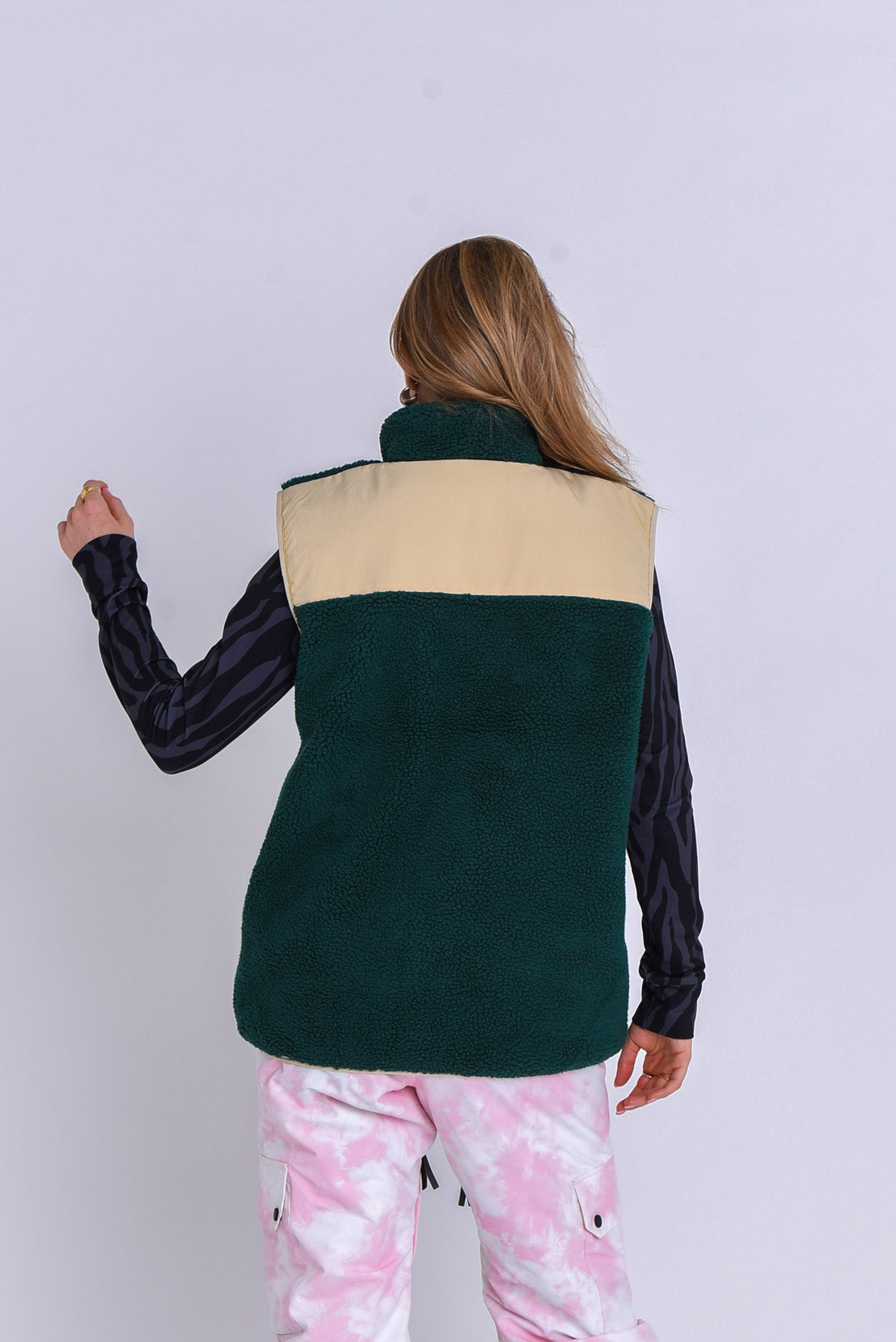 Method Sherpa Vest Forest Green - Women's