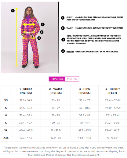 Rainbow Road Ski Suit - Women's