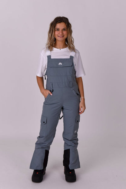 Yeh Girl Bib Pant - Grey - OOSC Clothing