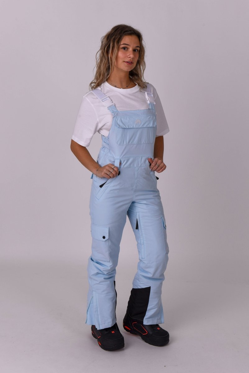 Yeh Girl Bib Pant - Ice Blue - OOSC Clothing