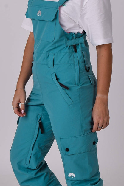 Yeh Girl Bib Pant - Teal - OOSC Clothing