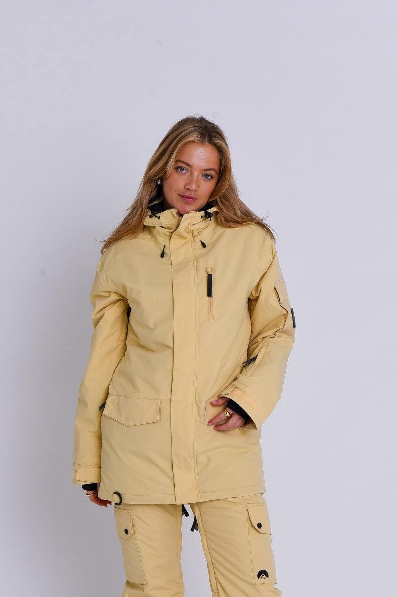 Yeh Girl Ski & Snowboard Jacket - Desert Sand - OOSC Clothing