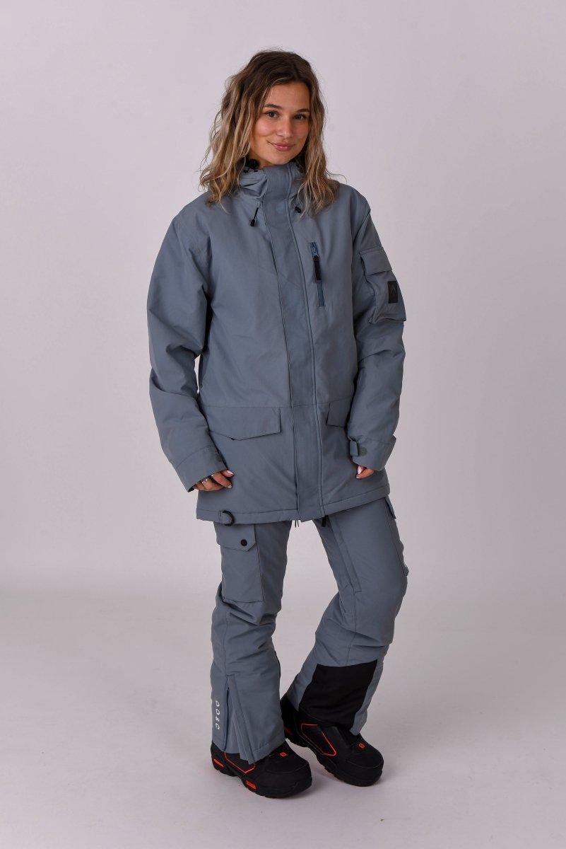 Yeh Girl Ski & Snowboard Jacket - Grey - OOSC Clothing