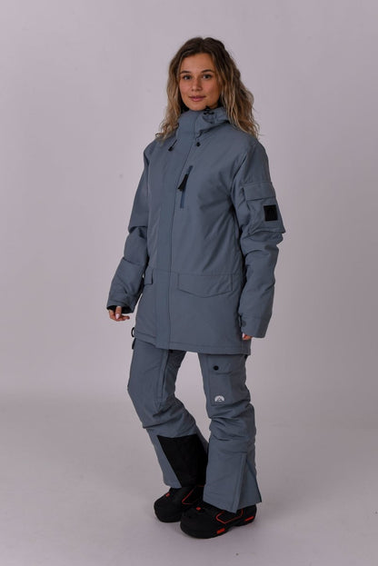 Yeh Girl Ski & Snowboard Jacket - Grey - OOSC Clothing