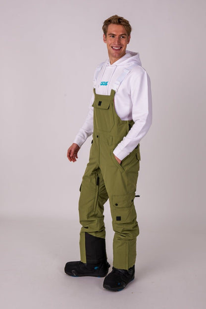 Yeh Man Bib Pant - Khaki - OOSC Clothing