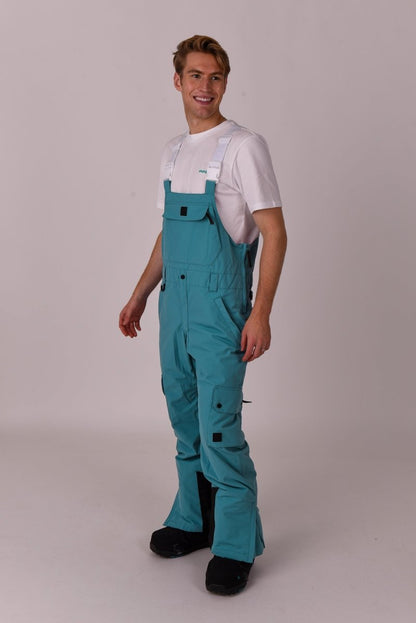 Yeh Man Bib Pant - Teal - OOSC Clothing