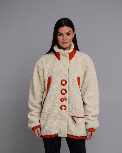 womens cream fleece