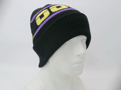 OOSC Après Beanie - Noir, Violet, Jaune