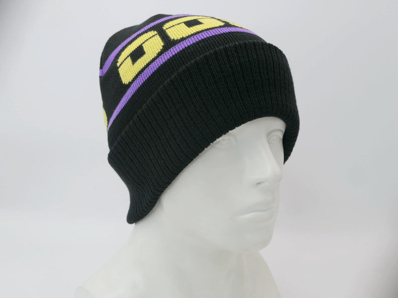 OOSC Après Beanie - Black, Purple, Yellow