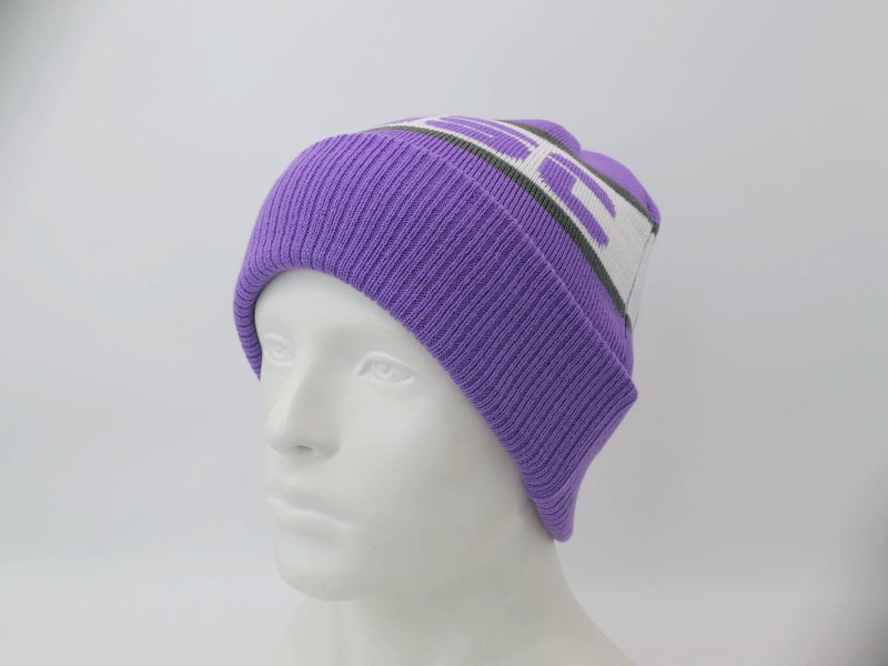 OOSC Après Beanie - Lila, Weiß, Grau