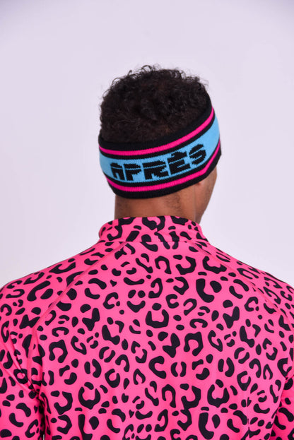 OOSC Après Headband - Black, Pink & Blue