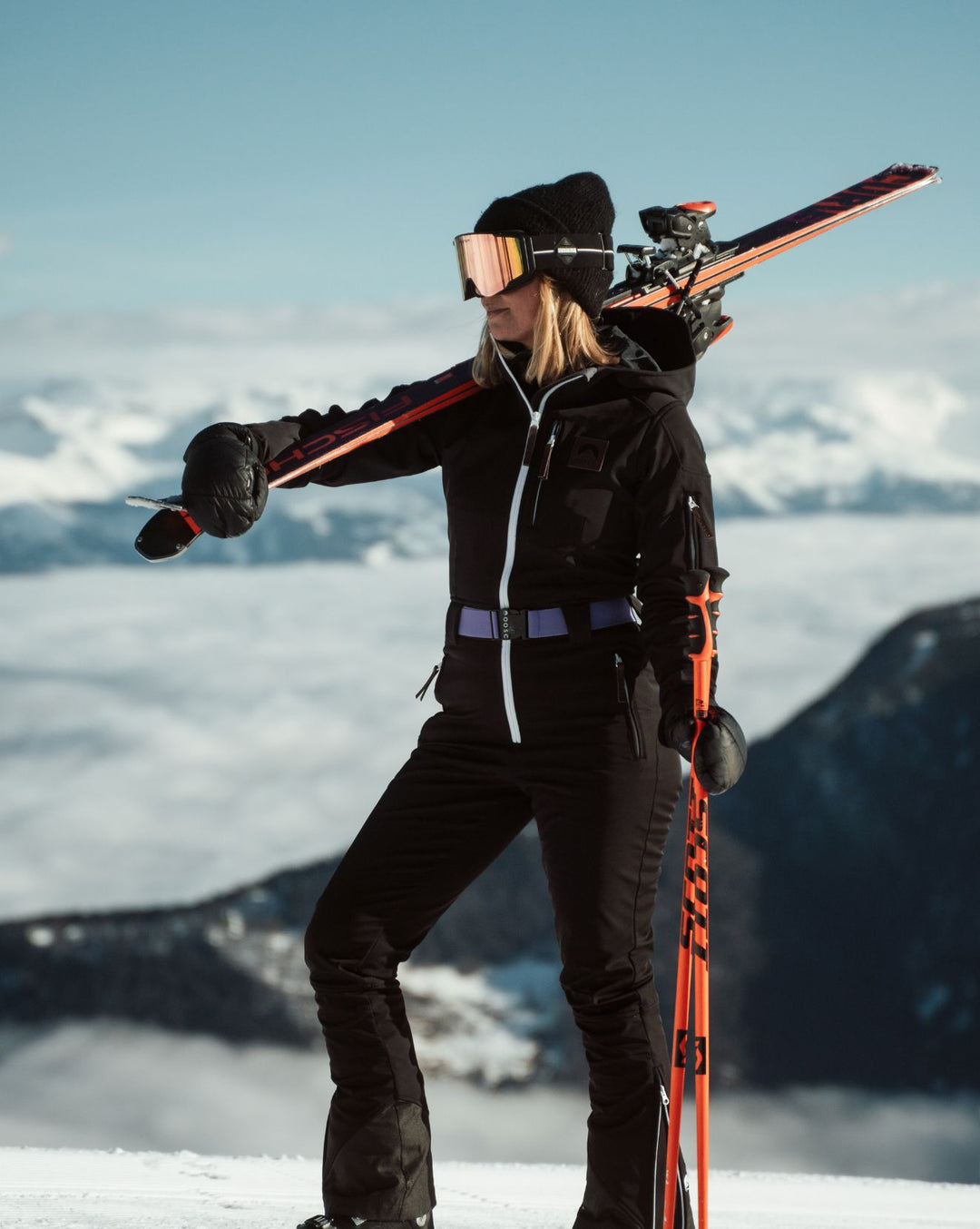 Chic Ski Suit Black - Women's
