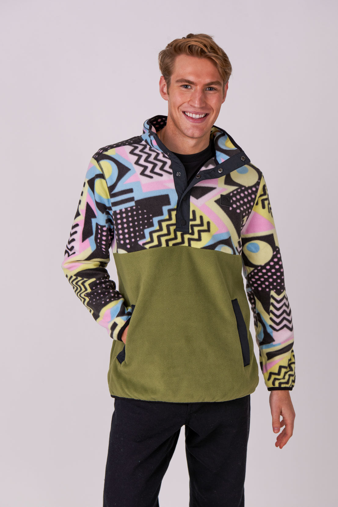 Saved By The Bell Fleece Khaki - Men's