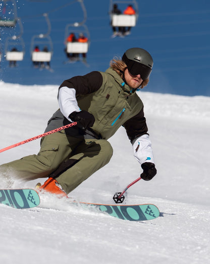 PANTALON DE SKI ET DE SNOWBOARD POUR HOMME Yeh Man Kaki