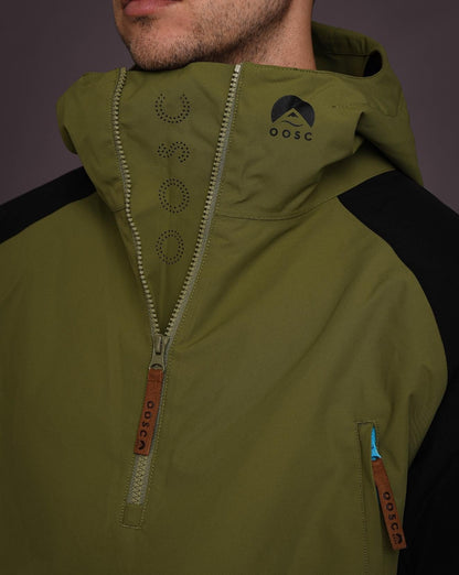 Veste Snow Park Overhead - Orange &amp; Kaki