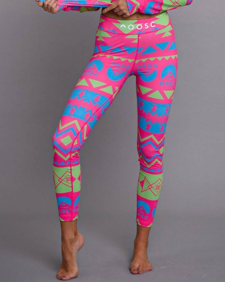 neon pink baselayer leggings