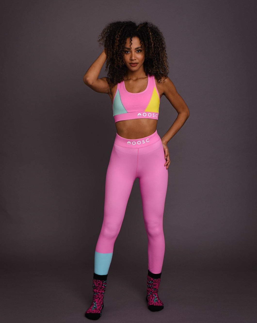 pink gym outfit