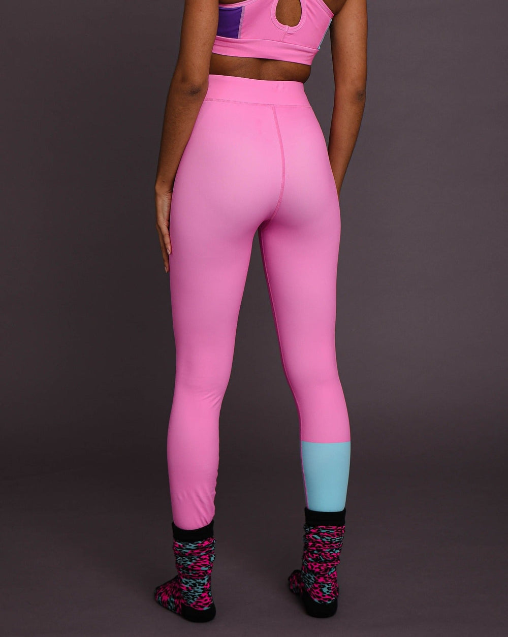 pink gym leggings