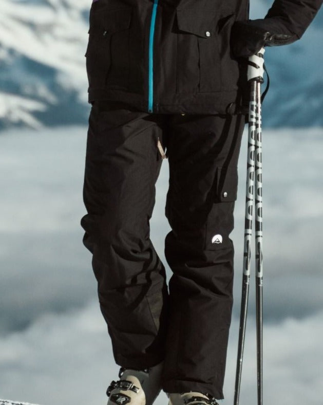 Fresh Pow Ski- und Snowboardhose für Herren – Schwarz